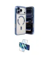 ieg™ iPhone 17 Pro Kılıf Nova Işık Özel Seri - Siyah 3D Antistatik Cam Ekran Koruyucu