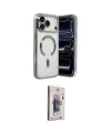ieg™ iPhone 17 Pro Kılıf Nova Işık Özel Seri - Siyah Bilvis 3D Cam Ekran Koruyucu