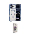 ieg™ iPhone 17 Pro Kılıf Nova Işık Özel Seri - Siyah Bilvis 3D Cam Ekran Koruyucu
