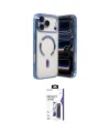 ieg™ iPhone 17 Pro Kılıf Nova Işık Özel Seri - Siyah Bilvis 3X AR Hayalet Cam Ekran Koruyucu