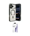 ieg™ iPhone 17 Pro Kılıf Nova Işık Özel Seri - Siyah Bilvis 3X AR HD Cam Ekran Koruyucu