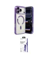ieg™ iPhone 17 Pro Kılıf Nova Işık Özel Seri - Siyah Bilvis 3X AR HD Cam Ekran Koruyucu
