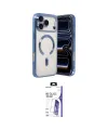 ieg™ iPhone 17 Pro Kılıf Nova Işık Özel Seri - Siyah Bilvis 3X AR HD Cam Ekran Koruyucu