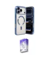 ieg™ iPhone 17 Pro Kılıf Nova Işık Özel Seri - Siyah Bilvis 5in1 3D Magic Cam Ekran Koruyucu