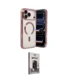 ieg™ iPhone 17 Pro Kılıf Nova Işık Özel Seri - Siyah Bilvis Hayalet Cam Ekran Koruyucu