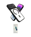 ieg™ iPhone 17 Pro Kılıf Nova Yansıma Serisi - Şeffaf Pasifik Cam Ekran Koruyucu
