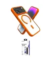 ieg™ iPhone 17 Pro Kılıf Nova Yansıma Serisi - Siyah Bilvis 3X AR Hayalet Cam Ekran Koruyucu