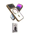 ieg™ iPhone 17 Pro Kılıf Nova Yansıma Serisi - Siyah Bilvis Hayalet Cam Ekran Koruyucu