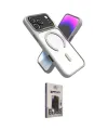ieg™ iPhone 17 Pro Kılıf Nova Yansıma Serisi - Siyah Bilvis Hayalet Cam Ekran Koruyucu