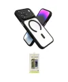ieg™ iPhone 17 Pro Kılıf Nova Yansıma Serisi - Siyah Joko Magic 5D Hayalet Cam