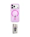 ieg™ iPhone 17 Pro Kılıf Pusula Form Özel Seri - Siyah Bilvis 3D Cam Ekran Koruyucu