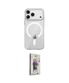 ieg™ iPhone 17 Pro Kılıf Pusula Form Özel Seri - Siyah Bilvis 3D Cam Ekran Koruyucu