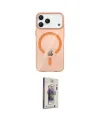 ieg™ iPhone 17 Pro Kılıf Pusula Form Özel Seri - Siyah Bilvis 3D Cam Ekran Koruyucu