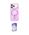 ieg™ iPhone 17 Pro Kılıf Pusula Form Özel Seri - Siyah Bilvis 5in1 3D Magic Cam Ekran Koruyucu
