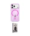 ieg™ iPhone 17 Pro Kılıf Pusula Form Özel Seri - Siyah Bilvis Hayalet Cam Ekran Koruyucu