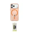 ieg™ iPhone 17 Pro Kılıf Pusula Form Özel Seri - Siyah Joko Magic 5D Hayalet Cam