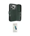 ieg™ iPhone 17 Pro Kılıf Siluet Işık Serisi - Şeffaf Pasifik Cam Ekran Koruyucu