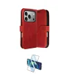 ieg™ iPhone 17 Pro Kılıf Siluet Işık Serisi - Siyah 3D Antistatik Cam Ekran Koruyucu
