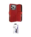 ieg™ iPhone 17 Pro Kılıf Siluet Işık Serisi - Siyah Bilvis 3X AR Hayalet Cam Ekran Koruyucu