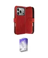 ieg™ iPhone 17 Pro Kılıf Siluet Işık Serisi - Siyah Bilvis 5in1 3D Magic Cam Ekran Koruyucu