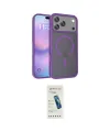 ieg™ iPhone 17 Pro Kılıf Siluet Minimal Prime - Şeffaf Pasifik Cam Ekran Koruyucu