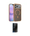 ieg™ iPhone 17 Pro Kılıf Siluet Minimal Prime - Siyah 3D Antistatik Hayalet Cam Ekran Koruyucu