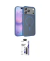 ieg™ iPhone 17 Pro Kılıf Siluet Minimal Prime - Siyah Bilvis 3X AR Hayalet Cam Ekran Koruyucu