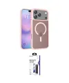 ieg™ iPhone 17 Pro Kılıf Siluet Minimal Prime - Siyah Bilvis 3X AR Hayalet Cam Ekran Koruyucu