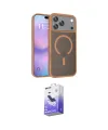 ieg™ iPhone 17 Pro Kılıf Siluet Minimal Prime - Siyah Bilvis 5in1 5D Magic Hayalet Cam Ekran Koruyucu