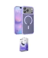 ieg™ iPhone 17 Pro Kılıf Siluet Minimal Prime - Siyah Bilvis 5in1 5D Magic Hayalet Cam Ekran Koruyucu