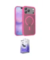 ieg™ iPhone 17 Pro Kılıf Siluet Minimal Prime - Siyah Bilvis 5in1 5D Magic Hayalet Cam Ekran Koruyucu