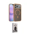 ieg™ iPhone 17 Pro Kılıf Siluet Minimal Prime - Siyah Bilvis Hayalet Cam Ekran Koruyucu