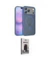 ieg™ iPhone 17 Pro Kılıf Siluet Minimal Prime - Siyah Bilvis Hayalet Cam Ekran Koruyucu