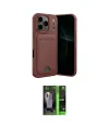 ieg™ iPhone 17 Pro Kılıf Vadi Çizgi Prime - Şeffaf 360 Full Body Arka Koruyucu