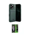 ieg™ iPhone 17 Pro Kılıf Vadi Çizgi Prime - Şeffaf 360 Full Body Arka Koruyucu