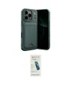 ieg™ iPhone 17 Pro Kılıf Vadi Çizgi Prime - Şeffaf Pasifik Cam Ekran Koruyucu