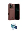 ieg™ iPhone 17 Pro Kılıf Vadi Çizgi Prime - Siyah 3D Antistatik Cam Ekran Koruyucu