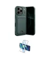 ieg™ iPhone 17 Pro Kılıf Vadi Çizgi Prime - Siyah 3D Antistatik Cam Ekran Koruyucu