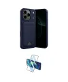 ieg™ iPhone 17 Pro Kılıf Vadi Çizgi Prime - Siyah 3D Antistatik Cam Ekran Koruyucu