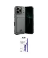 ieg™ iPhone 17 Pro Kılıf Vadi Çizgi Prime - Siyah Bilvis 3X AR HD Cam Ekran Koruyucu