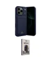 ieg™ iPhone 17 Pro Kılıf Vadi Çizgi Prime - Siyah Bilvis Hayalet Cam Ekran Koruyucu