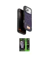 ieg™ iPhone 17 Pro Kılıf Vadi Klasik Serisi - Siyah 360 Mat Full Body Arka Koruyucu