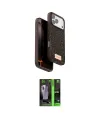 ieg™ iPhone 17 Pro Kılıf Vadi Klasik Serisi - Siyah 360 Mat Full Body Arka Koruyucu