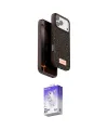 ieg™ iPhone 17 Pro Kılıf Vadi Klasik Serisi - Siyah Bilvis 5in1 3D Magic Cam Ekran Koruyucu
