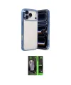 ieg™ iPhone 17 Pro Kılıf Vadi Minimal - Şeffaf 360 Full Body Arka Koruyucu