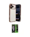 ieg™ iPhone 17 Pro Kılıf Vadi Minimal - Şeffaf 360 Full Body Arka Koruyucu