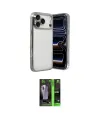 ieg™ iPhone 17 Pro Kılıf Vadi Minimal - Şeffaf 360 Full Body Arka Koruyucu
