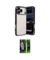 ieg™ iPhone 17 Pro Kılıf Vadi Minimal - Şeffaf 360 Full Body Arka Koruyucu