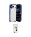 ieg™ iPhone 17 Pro Kılıf Vadi Minimal - Şeffaf Pasifik Cam Ekran Koruyucu