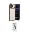 ieg™ iPhone 17 Pro Kılıf Vadi Minimal - Şeffaf Pasifik Cam Ekran Koruyucu